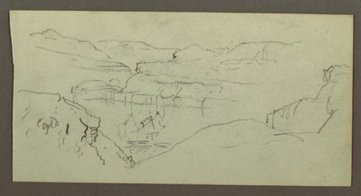 Schlucht, möglicherweise 1868 von Frederic Edwin Church