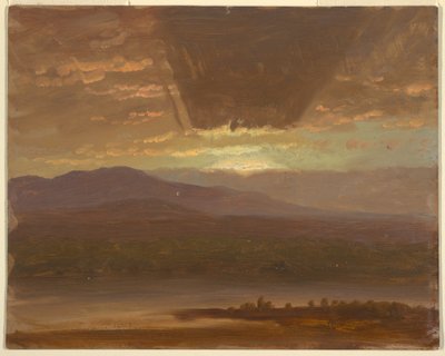 Zeichnung, Catskills von Hudson, New York, 1870 von Frederic Edwin Church