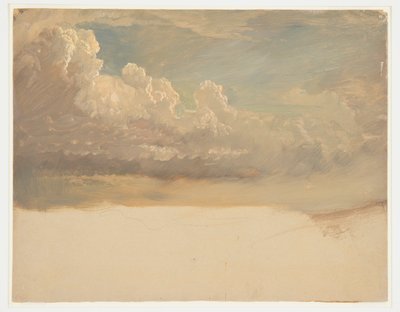 Zeichnung, Wolkenstudie, März 1871 von Frederic Edwin Church