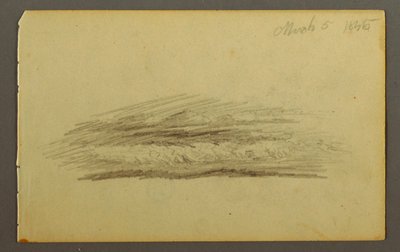 Wolkenbank, 1845 von Frederic Edwin Church