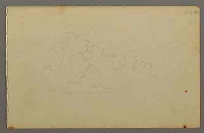 Zeichnung, Wolken, 1844 von Frederic Edwin Church
