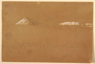 Cotapaxi, Morgen, vom Tempel der Sonne, Quito, Ecuador, 24. Juni 1857 von Frederic Edwin Church