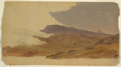 Ecuador, Berg (möglicherweise Chimborazo), 1853 von Frederic Edwin Church