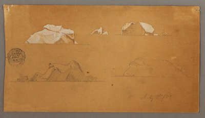 Schwimmende Eisberge, 5. Juli 1859 von Frederic Edwin Church