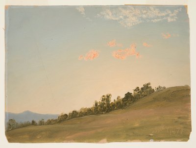 Hügel, Hudson, New York, Juli 1870 von Frederic Edwin Church