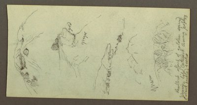 Hügel mit Felsen von Frederic Edwin Church