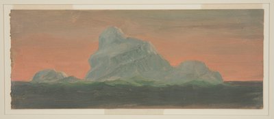 Zeichnung, Eisberg gegen Abendhimmel, Juni 1859 von Frederic Edwin Church