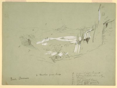 Isola Farnese in der römischen Campagna, Italien, Mai 1869 von Frederic Edwin Church