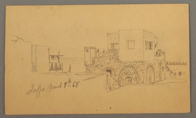 Jaffa Straßenecke, Palästina [Tel Aviv, Israel], 9. März 1868 von Frederic Edwin Church