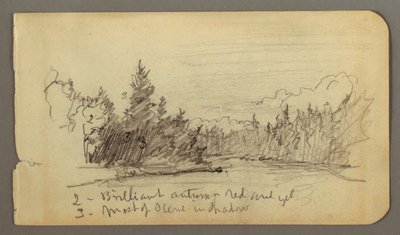 See umgeben von Bäumen, möglicherweise 1878 von Frederic Edwin Church