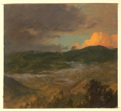 Zeichnung, Landschaft, 1865 von Frederic Edwin Church
