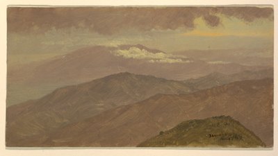 Zeichnung, Landschaft, August 1865 von Frederic Edwin Church