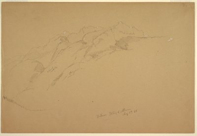 Landschaften zwischen Golling und Abtenau, 5. August 1868 von Frederic Edwin Church