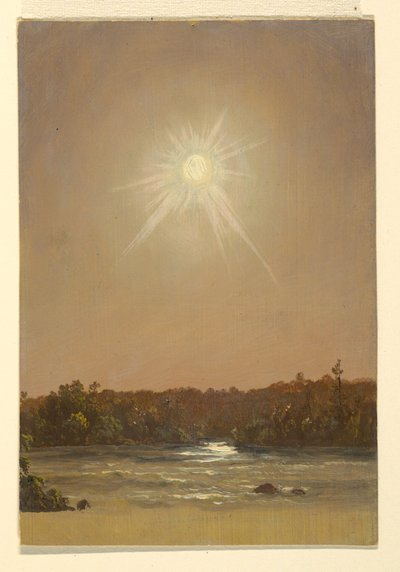 Maine? Sonnenuntergang, 1855–65 von Frederic Edwin Church