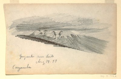 Berg Cayambe, Ecuador von Frederic Edwin Church