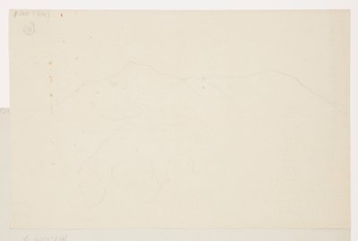 Zeichnung, Mt. Katahdin, Maine, 1870–78 von Frederic Edwin Church