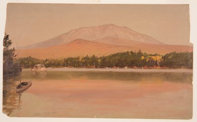 Zeichnung, Mt. Katahdin vom Togue Pond, 1875–80 von Frederic Edwin Church