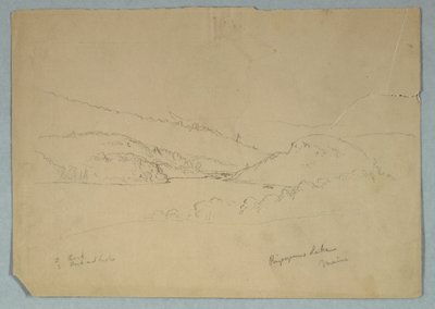 Ripogenus-See, ca. 1855 von Frederic Edwin Church