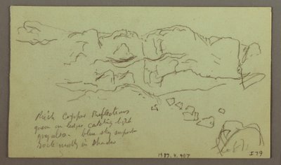Studie von der Seite eines Tals, 4. Mai 1868 von Frederic Edwin Church