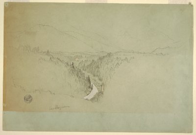 Gipfel des Watzman, Berchtesgaden, Bayern, 1868 von Frederic Edwin Church