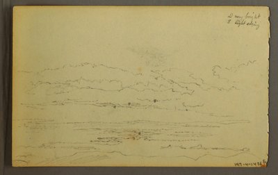 Sonnenuntergang hinter niedrigen Hügeln von Frederic Edwin Church