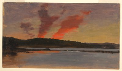 Sonnenuntergang nahe Bar Harbor, Maine von Frederic Edwin Church