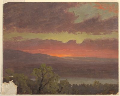 Sonnenuntergang in Jamaika, Westindische Inseln von Frederic Edwin Church