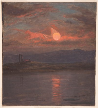 Der Sonnenwagen Fantasie, wahrscheinlich 1868–69 von Frederic Edwin Church