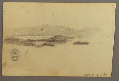 Bäume, Juli 1844 von Frederic Edwin Church