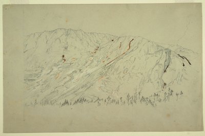 Oberer Teil des Großen Beckens, Mt. Katahdin, September 1877 von Frederic Edwin Church
