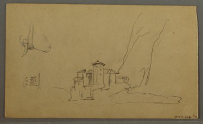 Tal, Kirche, St. Gilgen Österreich, möglicherweise 1868 von Frederic Edwin Church