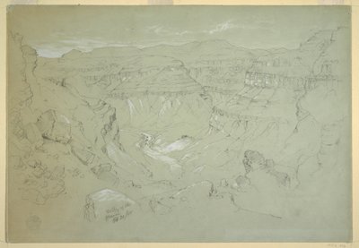Tal von El Yemen, 20. Februar 1868 von Frederic Edwin Church