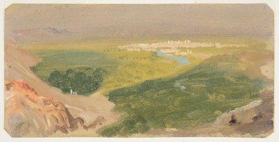 Blick Richtung Damaskus, Syrien, 24. April - 16. Mai 1868 von Frederic Edwin Church