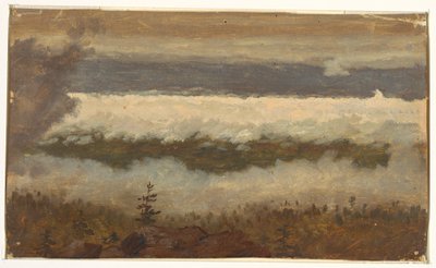 Ansicht von Wolken vom Gipfel des Catskill Mountain, 1844-45 von Frederic Edwin Church