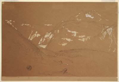 Watxmann, der Königssee und Schönfeldspitze..., Juni–Juli 1868 von Frederic Edwin Church