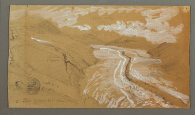 Großer Aletschgletscher, Berner Alpen, Schweiz von Frederic Edwin Church
