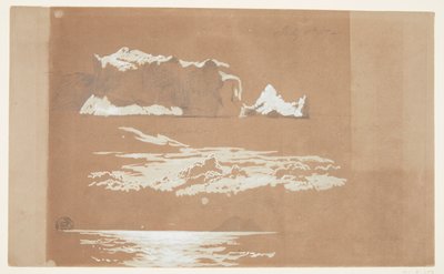 Eisberge in der Nähe von Cape St. John und Gull Island, Neufundland von Frederic Edwin Church