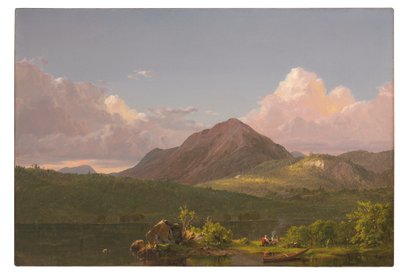 Mount Newport auf Mount Desert Island, ca. 1851-53 von Frederic Edwin Church