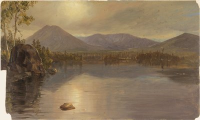 Berge Katahdin und Turner vom Lake Katahdin, Maine von Frederic Edwin Church