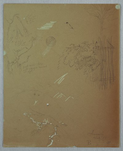 Naturstudien, Blue Mountains, Jamaika von Frederic Edwin Church