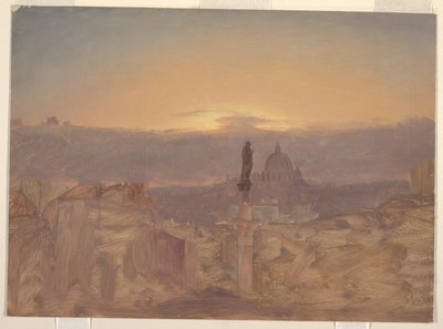 Petersdom vom Pincio, Rom von Frederic Edwin Church