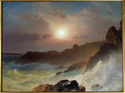Sonnenaufgang an der Küste von Maine in den Vereinigten Staaten im Jahr 1863. Gemälde von Frederic Church (1826-1900) von Frederic Edwin Church