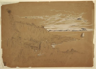 Blick auf South West Head, Grand Manan Island, Bay of Fundy, Kanada von Frederic Edwin Church