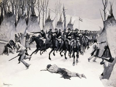 Schlacht von Washita von Frederic Remington