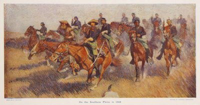 Auf den südlichen Ebenen im Jahr 1860, veröffentlicht 1909 von Frederic Remington