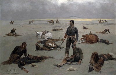 Was eine unmarkierte Kuh gekostet hat, 1895 von Frederic Remington