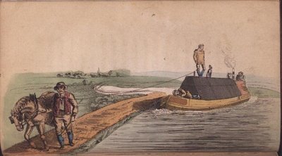 Der Barge Tower aus Ackermanns Welt im Miniaturformat von Frederic Shoberl