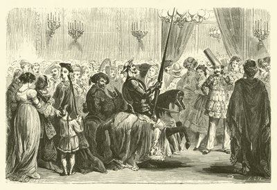 Maskenball der Grande Monde: Eintritt von Don Quixote von Frederic Theodore (after) Lix