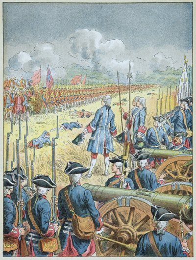 Schlacht von Fontenoy am 11. Mai von Frederic Theodore Lix