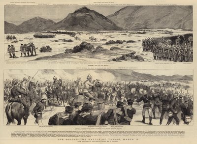 Der Sudan, die Schlacht von Tamasi, 13. März von Frederic Villiers